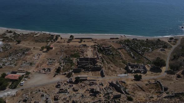 A Wonderful View Towards the Sea Over the Ancient City