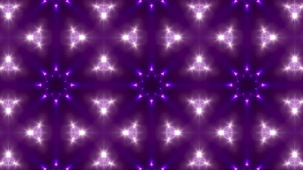 Vj Blinking Purple Light Kaleidoscope Lamp 4K Loop 04