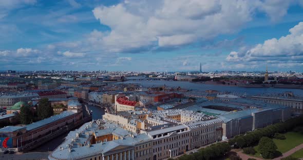 Panorama Of The Center Of St. Petersburg