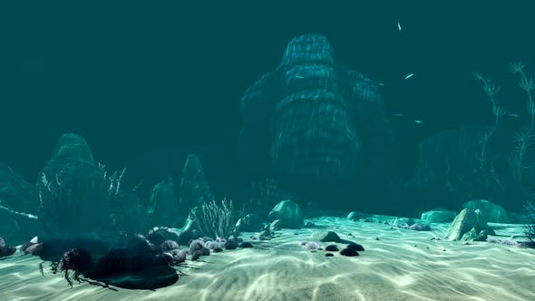 Statues Of The Ancient World Under Water alt