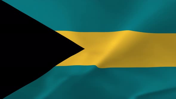 Bahamas Waving Flag 4K Moving Wallpaper Background