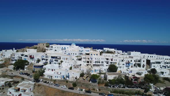 Village of Seralia at near Kastro Sifnou on the island of Sifnos in the Cyclades