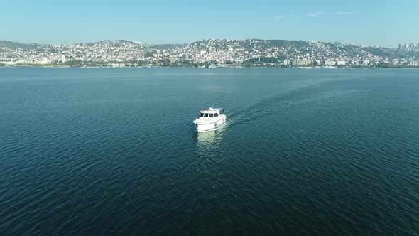 Cargo Ship, Boat at Sea