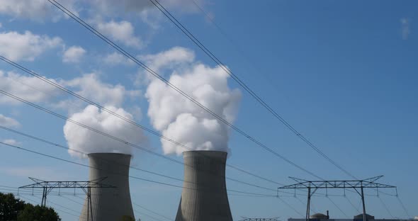 Nuclear power station,Dampierre-en-Burly,  France