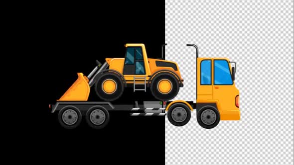 Carrier Truck with Wheel Loader