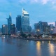 Time Lapse Day to Night Of Buildings Riverside Downtown Sai Gon, Ho Chi Minh city, VietNam - VideoHive Item for Sale