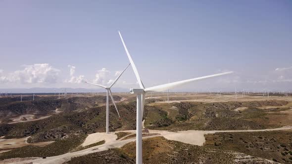 Windmills Turbine Clean Energy Approaching