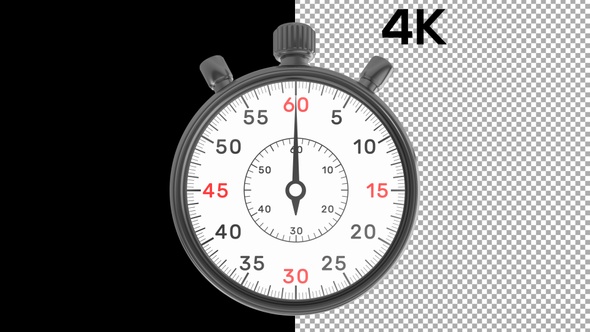 4k Stopwatch Timer 60 Seconds