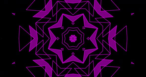 Abstract pink geometric background animation.