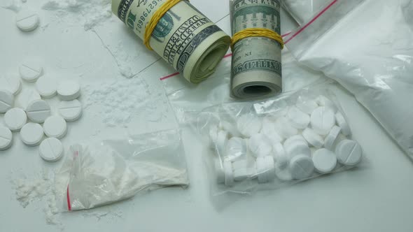 Big Money And Cocaine Drug Business