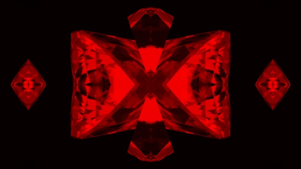 Kaleidoscope Red Cut Diamond alt