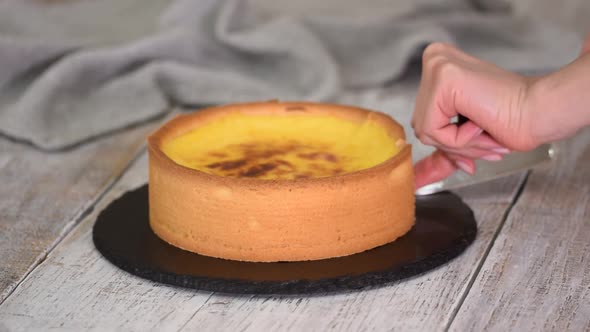 Traditional French Custard Pie