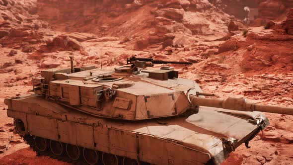 American Tank Abrams in Afghanistan