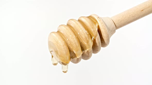 Honey Dripping to a Honey Dipper