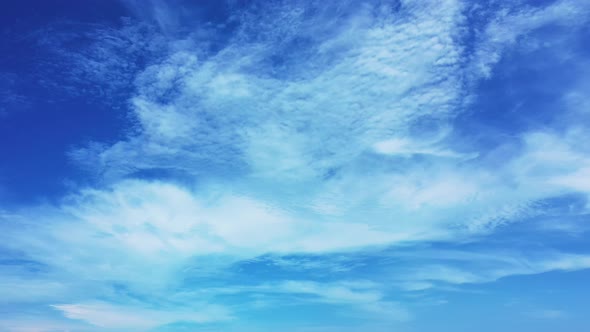 Wide angle above abstract shot of a paradise sunny white sand beach and aqua turquoise water backgro