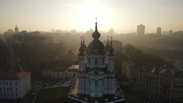 Aerial View From a Drone of St