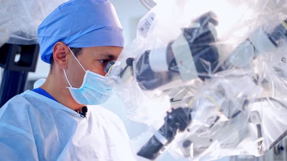 Team Surgeon at Work in Operating Room