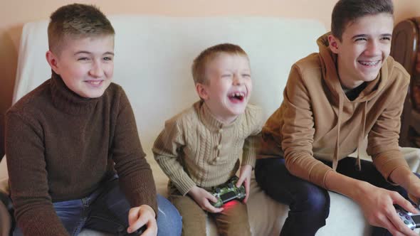 Children Playing Video Games