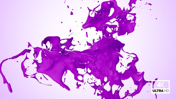Abstract Purple Paint Splash V4 alt