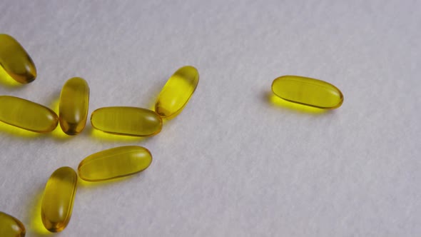 Rotating stock footage shot of vitamins and pills - VITAMINS 0062