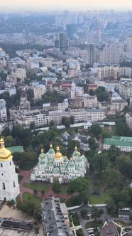 Kyiv Ukraine Aerial View of the City