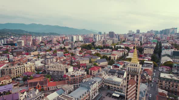 Marvelous City of Batumi From Drone Adjara Georgia