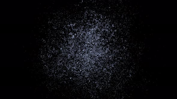 Collection water splash explode from center around itself alt