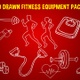 Hand Drawn Fitness Equipment Pack - VideoHive Item for Sale