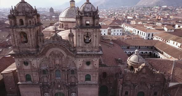 Cusco cathedral in peru