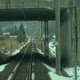 Driver view of japan railway train on winter - VideoHive Item for Sale