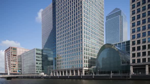 docklands canary wharf london finance city money business offices