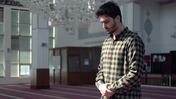 Muslim Man Praying