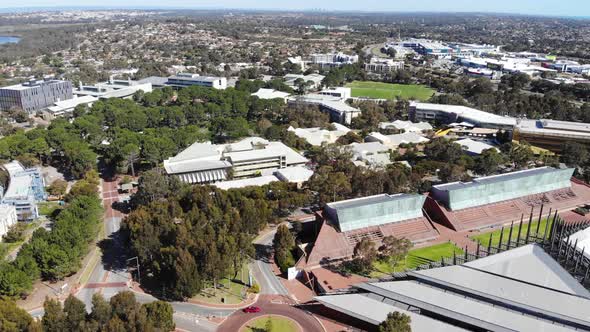 Aerial View of a University Campus in Australia