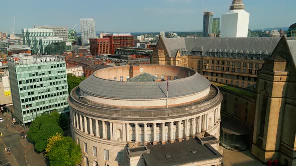 Central Library of Manchester From Above  Travel Photography