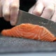 Crop Chef Cutting Fresh Salmon - VideoHive Item for Sale