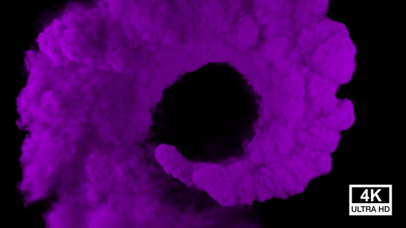 Swirling Purple Smoke 4K alt