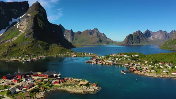 Reine Lofoten Is an Archipelago in the County of Nordland, Norway