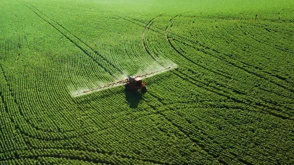 Pulverizer in soy Field 12