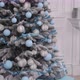 Presents under the Christmas tree. Beautifully packaged blue boxes. - VideoHive Item for Sale