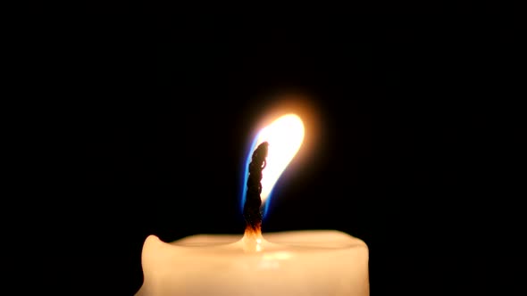 Close-up of a Candle Flame