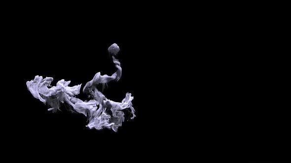 A Walking Point In Space With Outgoing Smoke alt