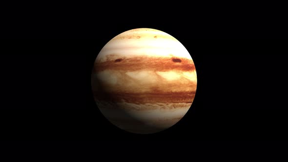 Jupiter Planet Space Animation