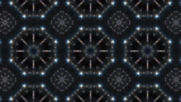 Blinking Kaleidoscope Lights Loop 4K 05 alt