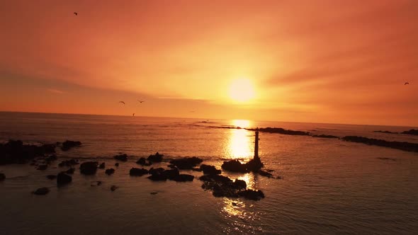 Beautiful Beach at sunset