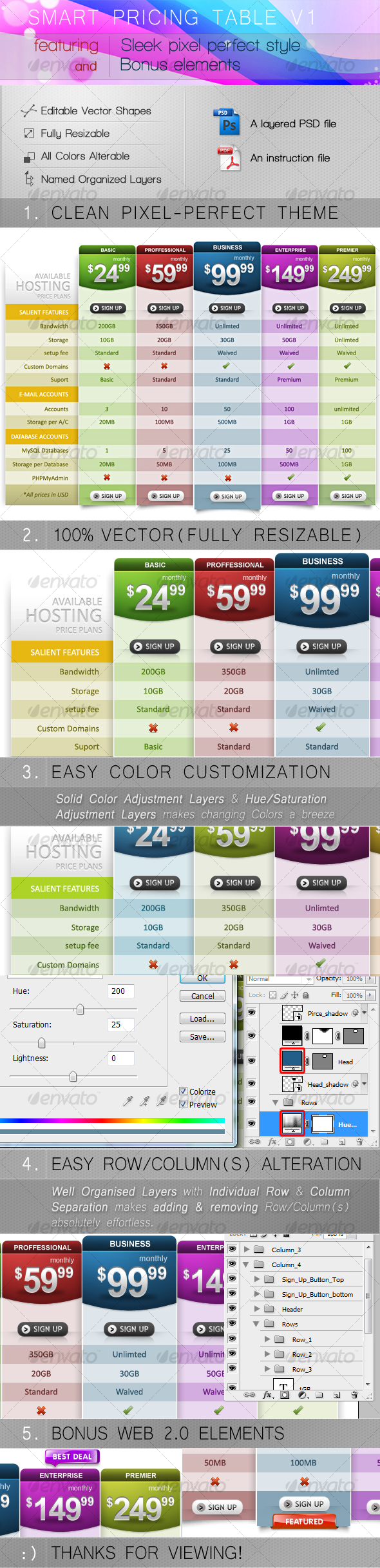 Smart Pricing Table V1