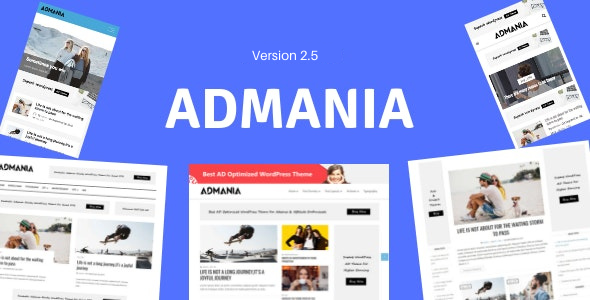 Admania – Adsense WordPress Theme With Gutenberg Compatibility