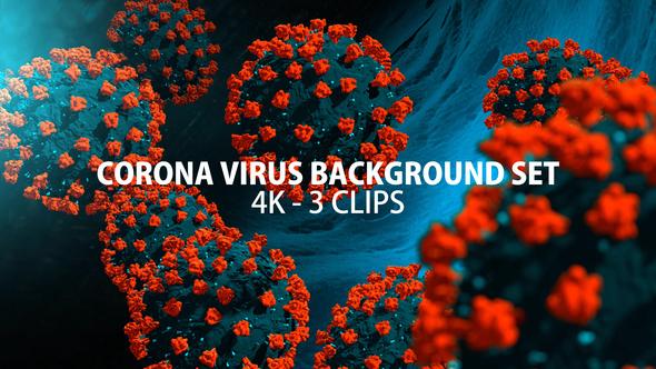 CoronaVirus Background Set 4K alt
