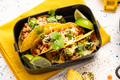 Mexican Vegetarian Taco with Broccoli. Take Away Lunchbox Brunch - PhotoDune Item for Sale