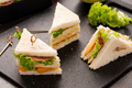 Tramezzino Bread with Melon and Salad and Ham - PhotoDune Item for Sale
