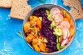 Healthy Vegetarian Bowl with Colorful Vegetables - PhotoDune Item for Sale